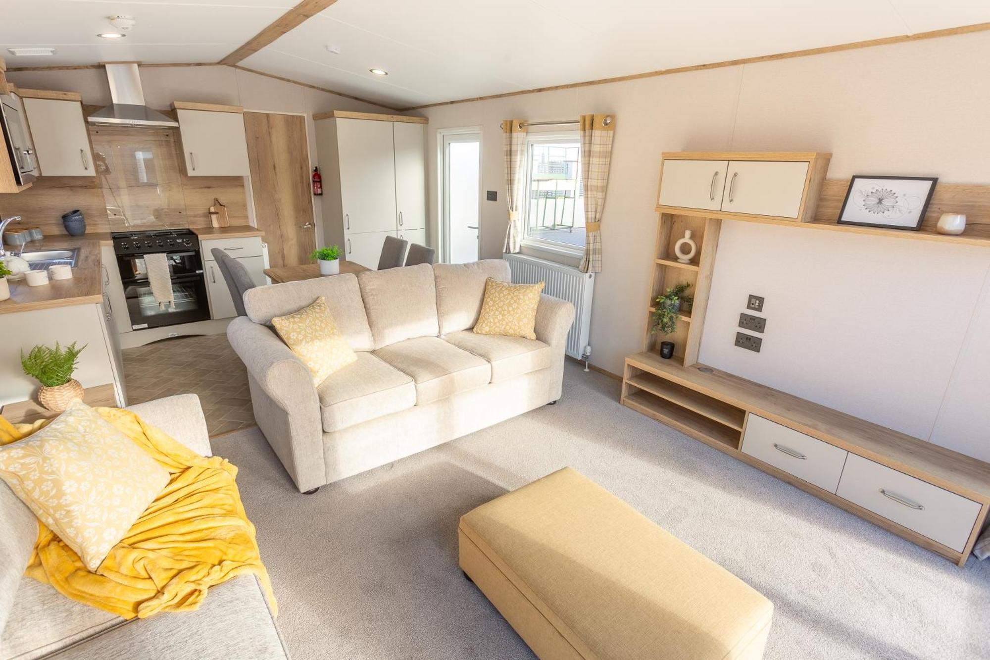 Caravan On Fantastic Site Dunbar Extérieur photo
