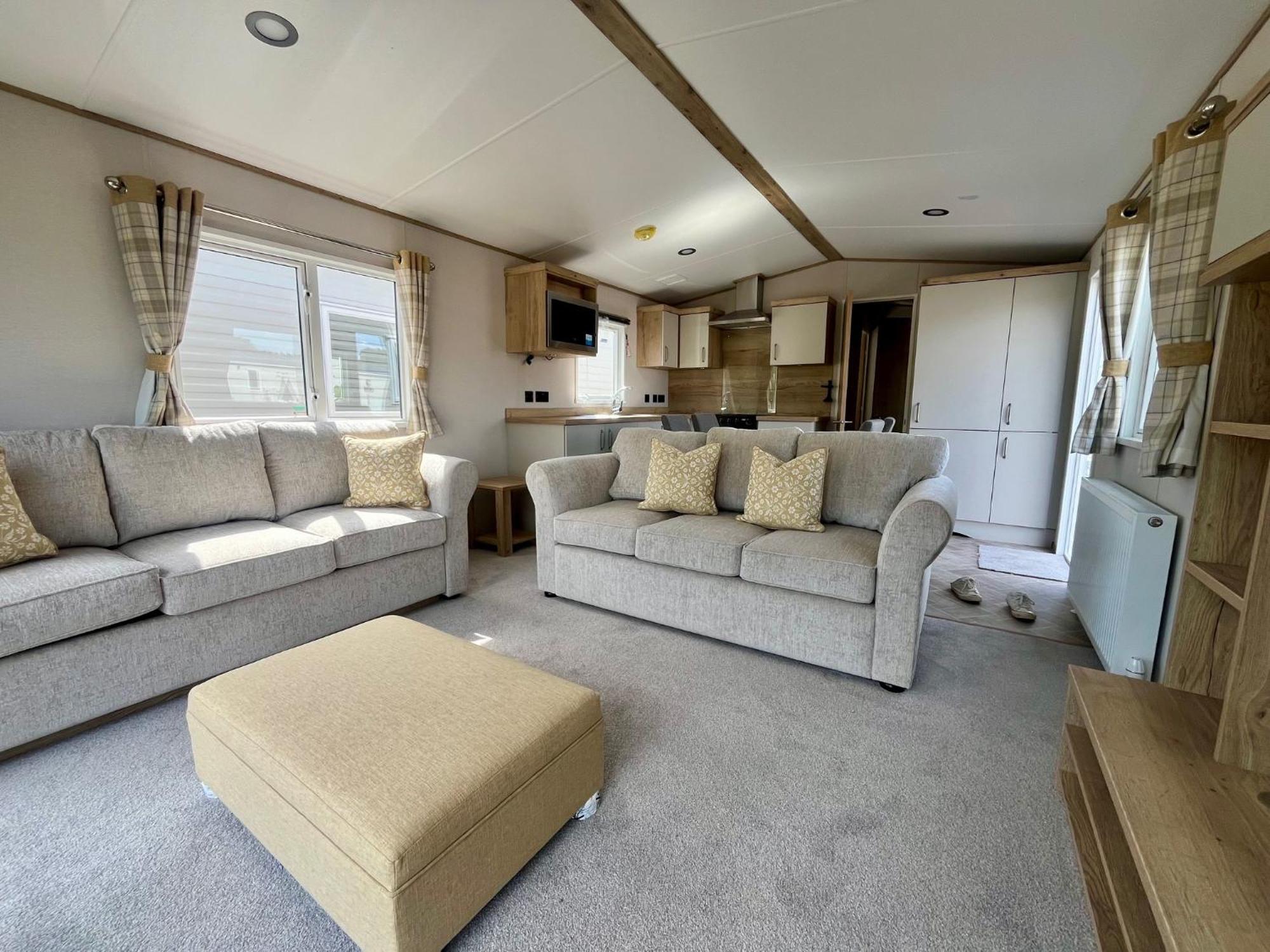Caravan On Fantastic Site Dunbar Extérieur photo