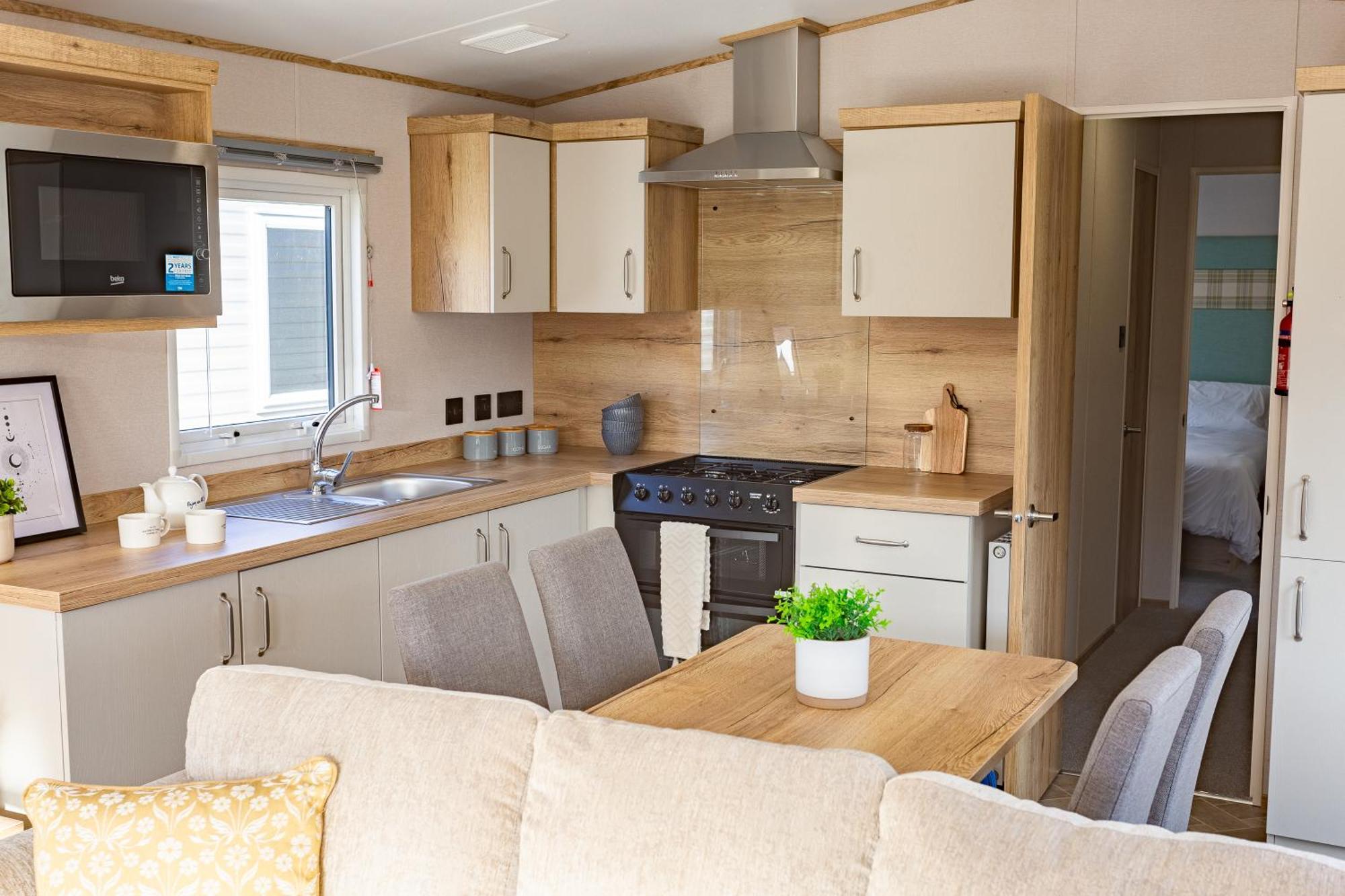 Caravan On Fantastic Site Dunbar Extérieur photo